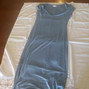 See You Monday Blue Midi Dress